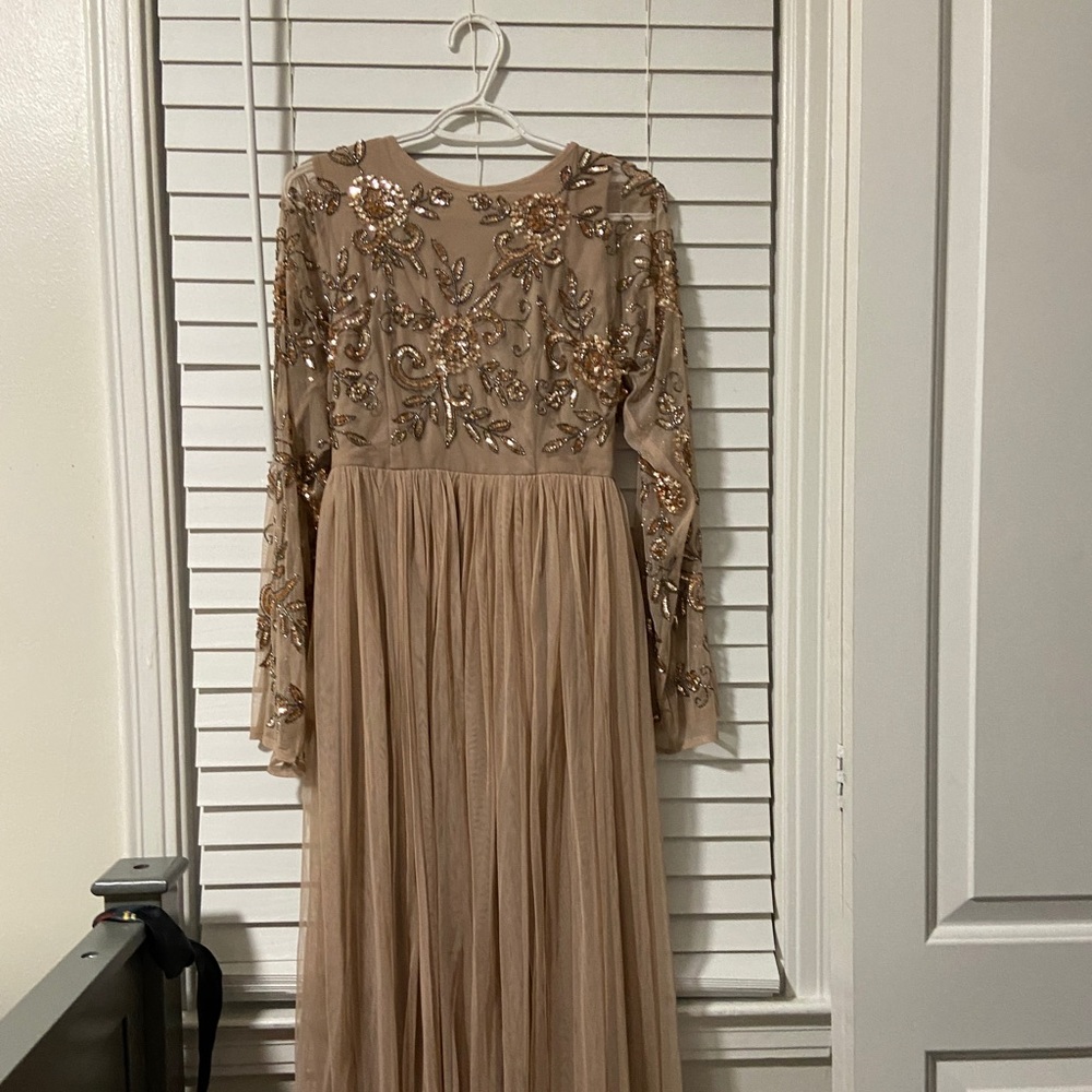BOOHOO Pink/Beige Dress - Picture 1 of 7